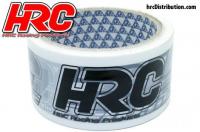 Packing tape - white with logos - 66m x 50mm
