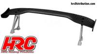 Body Parts - 1/10 Accessory - Scale - Touring / Drift Rear Wing - Carbon Finish - Type B