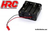 Battery Holder - AA - 8 Cells - Square - with BEC connector