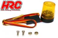 Light Kit - 1/10 TC- LED - JR Plug - Single Roof Flashing Light V5 - Orange