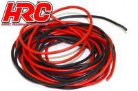 Cable - 22 AWG / 0.33mm2 - Red and Black - Flat (2m)