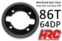 Spur Gear - 64DP - Low Friction Machined Delrin - Ultra Light - Xray Pan Car - 86T
