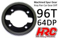 Spur Gear - 64DP - Low Friction Machined Delrin - Ultra Light -  Xray Pan Car - 96T