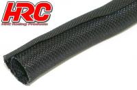 Kabel - Gewebeschutzschlauch WRAP - Super Soft - schwarz -  für 8~16 AWG Kabel - 13mm (1m)
