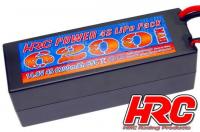 Accu - LiPo 4S - 14.8V 6200mAh 65C/110C - Hard Case - Prise Ultra-T 48x47x138mm