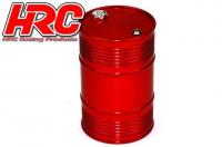Karosserieteile - 1/10 Crawler - Maßstab - Aluminium - Öltrommel - Rot 93x56mm