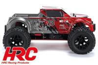 Auto - 1/10 XL Electrique- 4WD Monster Truck - RTR - HRC NEOXX - Brushless - Scrapper ROUGE/NOIR