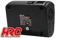 Caricabatterie - 12/230V - HRC Dual-Star Charger V2.1 - 2x 120W - LSM (ENG/DE/FR) - CH VERSION