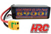 Battery - LiPo 6S - 22.2V 5900mAh 40C - No Case - XT90AS - 138x57x42mm
