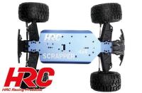 Car - 1/10 XL Electric - 4WD Monster Truck - RTR - HRC NEOXX - Brushless - Scrapper BLUE/BLACK
