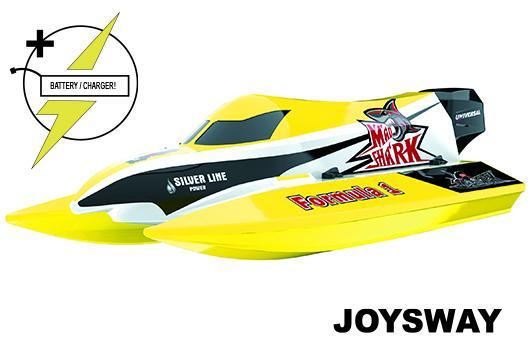 Joysway - JOY8203V2 - Barca da corsa - Elettrico - RTR - Mad Shark V2  - con 7.4V 800mAh Li-Ion & AC Balance Charger 7.4V 800mAh