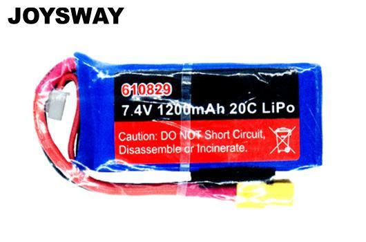 Joysway - JOY610829 - Battery - LiPo 2S - 7.4V 1200mAh 20C - XT60