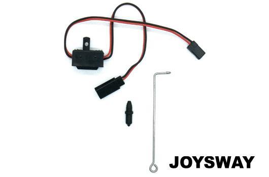 Joysway - JOY881529 - Spare Part - V6 Switch rod w/ rubber bellow & switch connector set