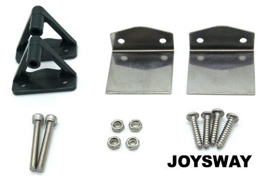 Joysway - JOY890122 - Option Part - Stanless steel trim tabs and CNC aluminum alloy stand set(Upgrade metal part)