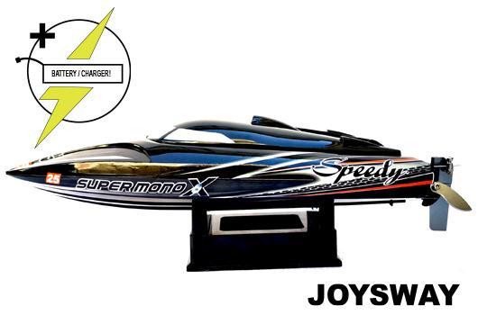 Joysway - JOY8209V2-PLUS - Barca da corsa - Elettrico - RTR - Super Mono X V2 - HRC COMBO - 11.1V 2500mAh 40C LiPo 35C & AC Balance Charger