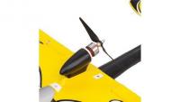 Aereo - RTF - Huntsman V2 Yellow 1100mm Glider -  J4C14 radio Mode 2 - con 7.4V 1200mAh LiPo & AC Balance Charger 7.4V 1200mAh
