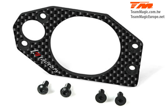 K Factory - KF14144 - Option Part - G4 - Carbon Side Plate Right (G4 -S/+/RS/JS/All RTR)