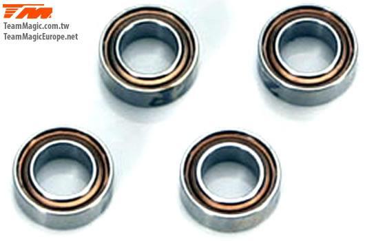 K Factory - KF40407 - Ball Bearings - metric -   4x 7x2.5mm - ZF Bearing (4 pcs)
