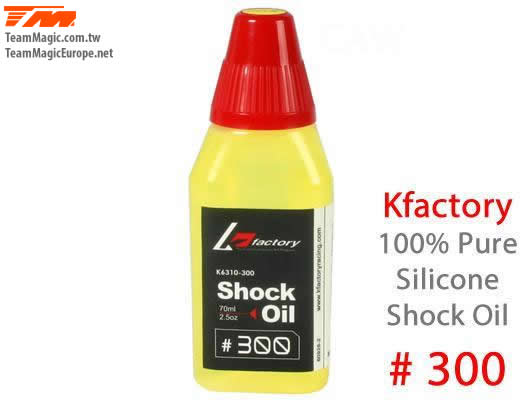 K Factory - KF6310-300 - Silicone Shock Oil - 300 cps - 70ml/2.5oz