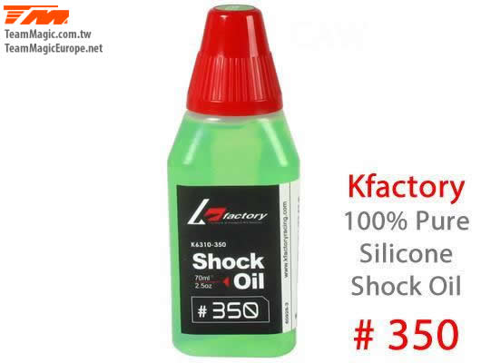 K Factory - KF6310-350 - Silicone Shock Oil - 350 cps - 70ml/2.5oz