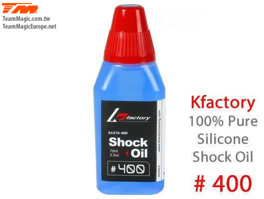 K Factory - KF6310-400 - Silicone Shock Oil - 400 cps - 70ml/2.5oz