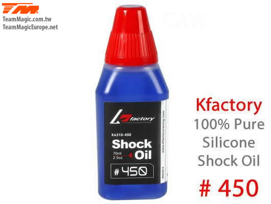 K Factory - KF6310-450 - Olio Silicone di Ammortizzatori - 450 cps - 70ml/2.5oz