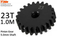 Pinion Gear - 1.0M / 5mm Shaft - Steel - 23T