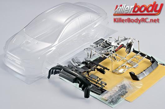 KillerBody - KBD48001 - Body - 1/10 Touring / Drift - 190mm - Clear - Mitsubishi Lancer Evolution X