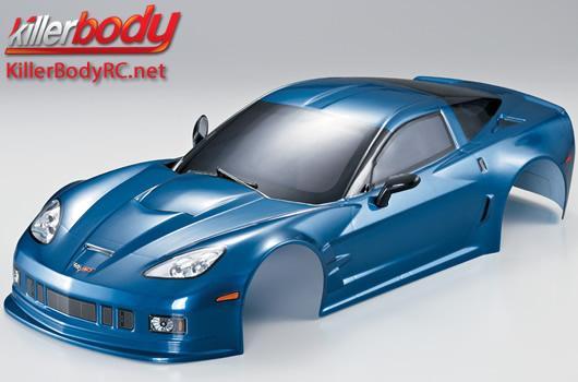 Carrozzeria - 1/10 Touring / Drift - 190mm  - Finita - Box - Corvette GT2 - Metallic Blu