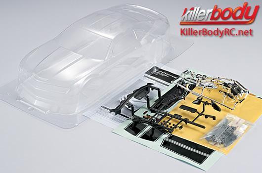 KillerBody - KBD48023 - Body - 1/10 Touring / Drift - 190mm  - Clear - Camaro 2011