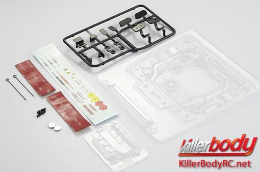KillerBody - KBD48193 - Pièces de carrosserie - 1/10 Touring / Drift - Scale - Moteur de Touring Car