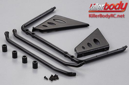 KillerBody - KBD48344 - Body Parts - 1/10 Crawler - Scale - Black Plastic Parts for Horri-Bull