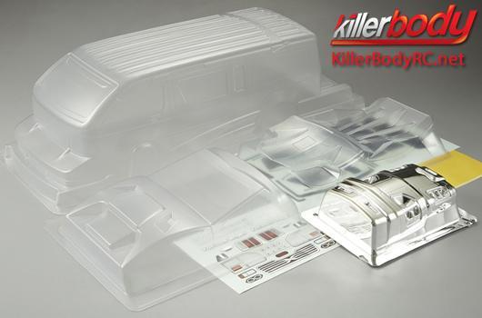 KillerBody - KBD48406 - Carrozzeria - 1/10 Touring / Drift - 195mm - Scale - Trasparente - Furious Angel