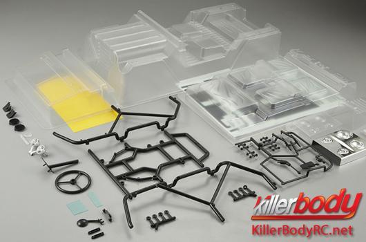 KillerBody - KBD48442 - Body - 1/10 Crawler - Scale - Clear - Warrior - fits Axial SCX10 Chassis