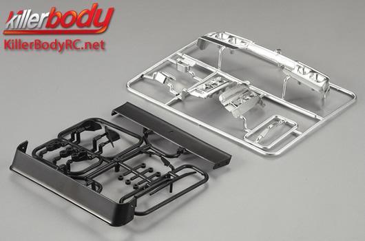 KillerBody - KBD48478 - Pièces de carrosserie - 1/10 Touring / Drift - Scale - Set de pièces plastique pour Alfa Romeo 155 GTA