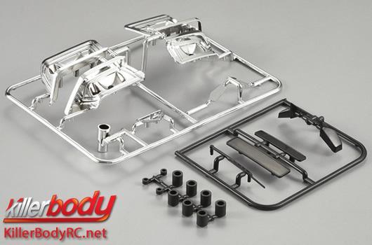KillerBody - KBD48487 - Body Parts - 1/10 Touring / Drift - Scale - Plastic Parts Set for Alfa Romeo 75 Turbo Evoluzione
