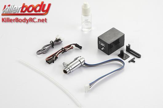 KillerBody - KBD48507 - Karosserie Teilen - 1/10 Zubehör - Scale - Auspuffanlage mit Dampf (Rauch) und LED Set
