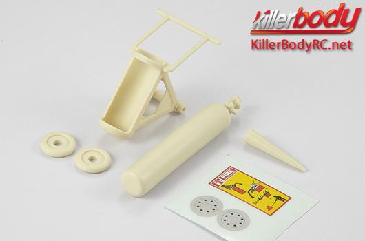 KillerBody - KBD48539 - Decor Parts - 1/10 Accessory - Scale - Fire-extinguisher