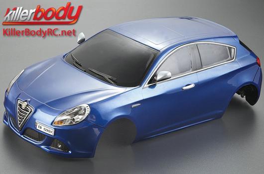 KillerBody - KBD48561 - Body - 1/10 Touring / Drift - 195mm - Scale - Finished - Box - Alfa Romeo Giulietta (2010) - Metallic Blue