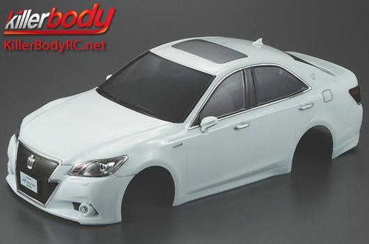KillerBody - KBD48574 - Body - 1/10 Touring / Drift - 195mm - Scale - Finished - Box - Toyota Crown Athlete - White