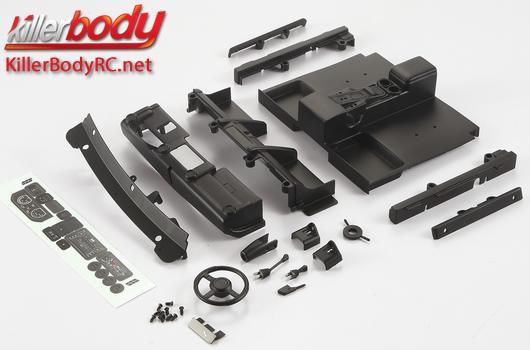 KillerBody - KBD48616 - Body Parts - 1/10 Crawler - Scale - Cockpit Set Right ABS for Toyota Land Cruiser 70