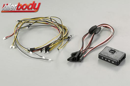 KillerBody - KBD48687 - Set di illuminazione - 1/10 Scale - LED - Unit Set 13 LEDS for Nissan Skyline 2000 Turbo GT-ES