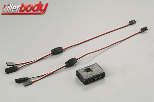 KillerBody - KBD48688 - Set d'éclairage - 1/10 Scale - LED - Control Box w/Connecting Wire