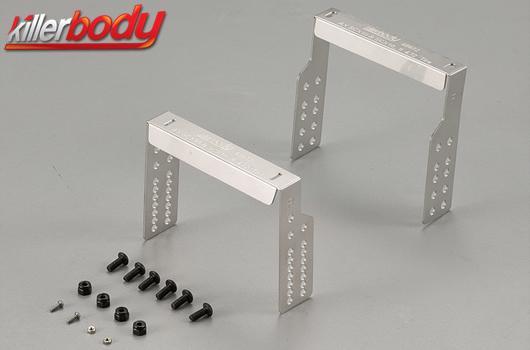 KillerBody - KBD48672 - Pièces de carrosserie - 1/10 Truck - Scale - Mounting Set for 4.72" tire LC70