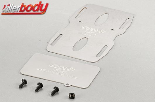 KillerBody - KBD48683 - Support d'accu - middle for Battery/ESC/RX steel LC70