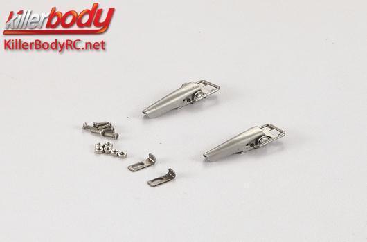 KillerBody - KBD48613A - Pièces de carrosserie - 1/10 Truck - Scale - Metal Lock Catch