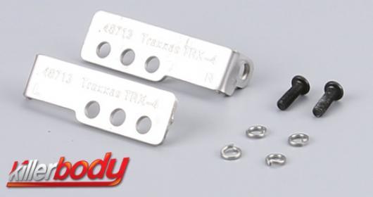 KillerBody - KBD48713 - Body Parts - 1/10 Accessory - Scale - Bumper Connecting Parts (Stainless Steel) for KBD48710 on Traxxas TRX-4 chassis - 4.53" - 4.72" Tire