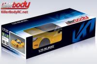 Carrosserie - 1/10 Touring / Drift - 190mm  - Finie - Box - Corvette GT2 - Jaune
