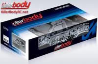 Carrosserie - 1/10 Short Course  - Finie - Box - Monster - Tattoo Graphics - fits Traxxas / HPI / Associated Short Course Trucks