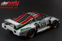 Carrosserie - 1/10 Touring / Drift - 195mm  - Finie - Box - Lancia Stratos (1977 Giro d'Italia) - Racing